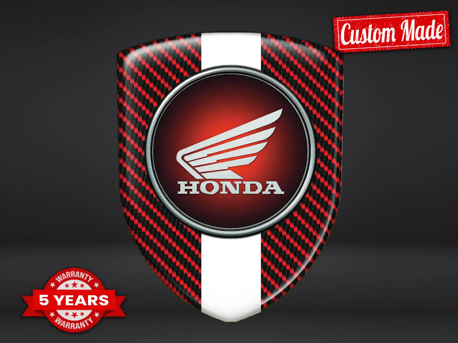 Honda Emblema Auto Máximo Estilo Resistente Pro Rendimiento